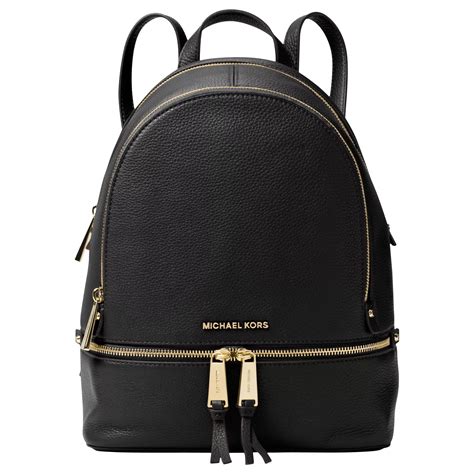 michael kors tagesrucksack leder herren|michael kors black leather backpack.